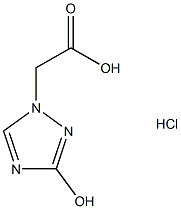 (3-羟基-1H-1,2,4-三唑-1-基)乙酸盐酸盐 结构式