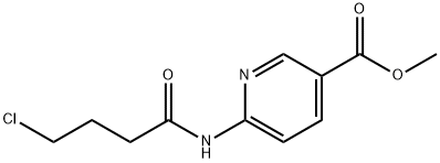 6-(4-氯丁酰氨基)烟酸甲酯 结构式