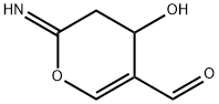 2H-Pyran-5-carboxaldehyde, 3,4-dihydro-4-hydroxy-2-imino- (9CI) 结构式