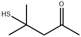 4-巯基-4-甲基-2-戊酮 结构式