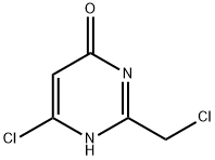 6-氯-2-(氯甲基)-4-(1H)-嘧啶酮 结构式