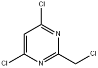 2-氯甲基-4,6-二氯嘧啶 结构式