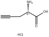 L-炔丙基甘氨酸 结构式