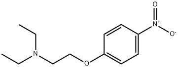 N，N-二乙基-2-（4-硝基苯氧基）乙胺 结构式