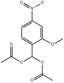 (2-甲氧基-4-硝基苯基)二乙酸甲二醇酯 结构式