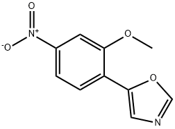 5-(2-甲氧基-4-硝基苯基)-4-噁唑 结构式