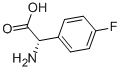 L-4-氟苯甘氨酸 结构式