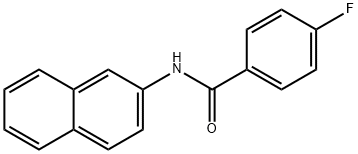 4-FLUORO-2-NAPHTHALENYL-BENZAMIDE 结构式