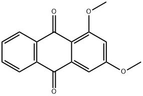 1,3-Dimethoxy-9,10-anthraquinone 结构式