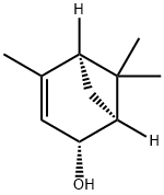 [1S-(1alpha,2alpha,5alpha)]-4,6,6-trimethylbicyclo[3.1.1]hept-3-en-2-ol 结构式