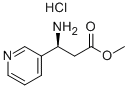 (S)-3-氨基-3-(吡啶-3-基)丙酸甲酯二盐酸盐 结构式