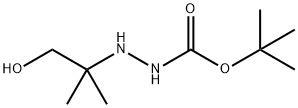 2-(1-羟基-2-甲基丙-2-基)肼-1-羧酸叔丁酯 结构式