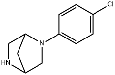 (1S,4S)-2-(4-CHLOROPHENYL)-2,5-DIAZABICYCLO[2.2.1]HEPTANE HBR 结构式