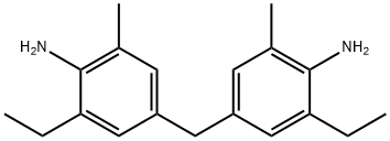 4,4'-亚甲基双(2-甲基-6-乙基苯胺) 结构式