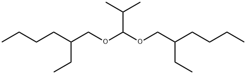 异丁醛二(2-乙基己基)缩醛 结构式