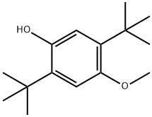 2,5-二叔丁基-4-甲氧基苯酚 结构式