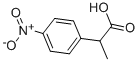 α-甲基-4-硝基苯乙酸 结构式
