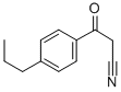 4-N-PROPYLBENZOYLACETONITRILE 结构式