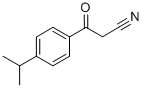3-(4-异丙基苯基)-3-氧代丙腈 结构式