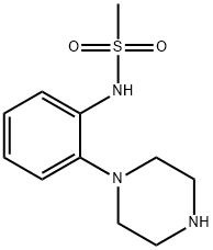 N-[2-(哌嗪-1-基)]甲基磺酰胺盐酸盐 结构式