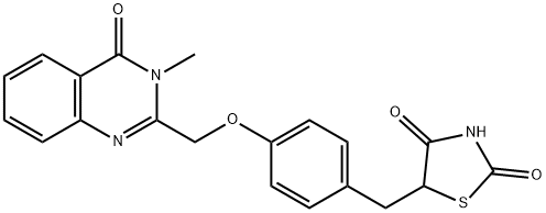 巴格列酮 结构式