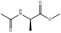 N-乙酰基-D-丙氨酸甲酯 结构式