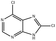 6,8-二氯-9H-嘌呤 结构式