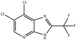 5,7-dichloro-3H-imidazo[4,5-b]pyridine
 结构式