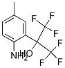 2-(2-AMino-5-Methyl-phenyl)-1,1,1,3,3,3-hexafluoro-propan-2-ol 结构式