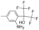 2-(2-AMino-4-Methyl-phenyl)-1,1,1,3,3,3-hexafluoro-propan-2-ol 结构式