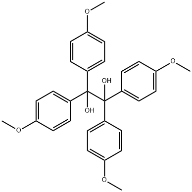 1,1,2,2-四(4-甲氧苯基)-1,2-乙二醇 结构式