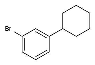 1-溴-3-环己基苯 结构式
