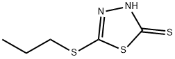 5-正丙基硫代-1,3,4 二唑-2-硫醇 结构式