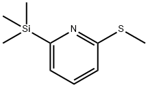 Pyridine, 2-(methylthio)-6-(trimethylsilyl)- (9CI) 结构式