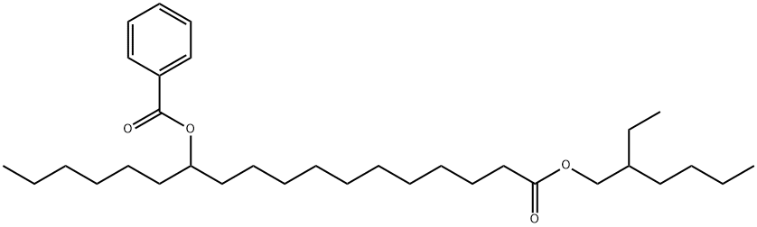 苯甲酰氧基硬脂酸乙基己酯 结构式