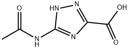 5-(乙酰胺基)-1H-1,2,4-噻唑-3-羧酸 结构式