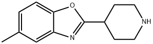 5-甲基-2-哌啶-4-基-1,3-苯并噁唑 结构式