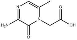 1(2H)-Pyrazineaceticacid,3-amino-6-methyl-2-oxo-(9CI) 结构式