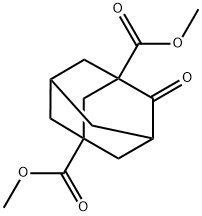 4-Oxo-1,3-adamantanedicarboxylic acid dimethyl ester 结构式