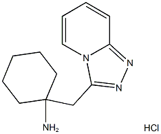 [1-([1,2,4]三唑并[4,3-A]吡啶-3-基甲基)环己基]胺盐酸盐 结构式