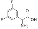 2-氨基-2-(3,5-二氟苯基)乙酸 结构式
