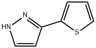 3-(2-噻吩)吡唑 结构式
