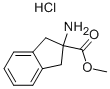 2-氨基茚满-2-甲酸甲酯盐酸盐 结构式