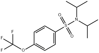 N,N-Diisopropyl-4-(trifluoromethoxy)-benzenesulfonamide 结构式