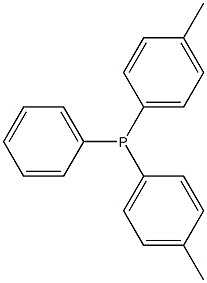 bis(4-methylphenyl)-phenyl-phosphane 结构式
