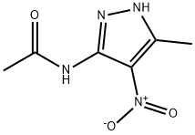 Acetamide,  N-(5-methyl-4-nitro-1H-pyrazol-3-yl)- 结构式
