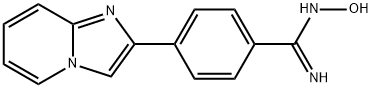 N'-Hydroxy-4-imidazo[1,2-a]pyridin-2-ylbenzenecarboximidamide 结构式