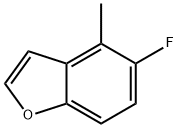Benzofuran, 5-fluoro-4-methyl- (9CI) 结构式