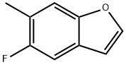 Benzofuran, 5-fluoro-6-methyl- (9CI) 结构式