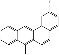 2-Fluoro-7-methylbenz[a]anthracene 结构式